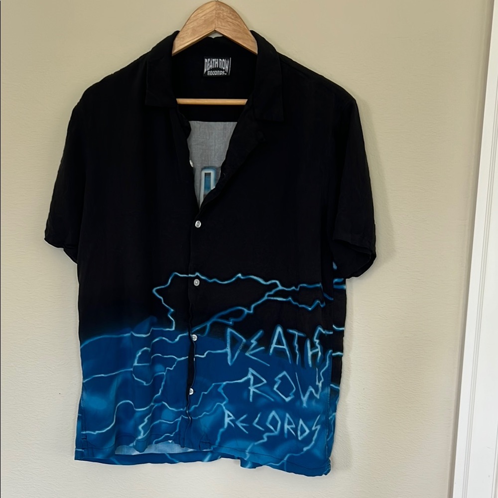 Black and Blue Men's Casual Shirt
